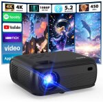 Vid�oprojecteur 4k portable?1080p natif450 ansiapps int�gr�eshaut - parleurs st�r�owifi6 bt5. 2compatible ...