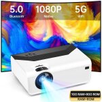 Isinbox vidoprojecteur portable native 1080p 5g wifi - 16:9 bluetooth full hd home cinma