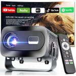 Vid�oprojecteur home cin�ma - trahoo - 1080p 4k support� - android int�gr� - correction trap�zo�dale ...