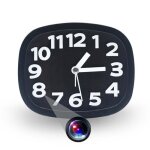 Vid�osurveillance espionne 1080p horloge cam�ra cach�e ir capteur mouvement wifi + sd 16go yonis