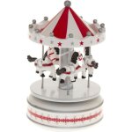 Frie lights&christmas - village de nol carrousel musical - blanc