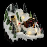 Village de noël location de ski lumineux et animé Village de noël location de ski lumineux et animé