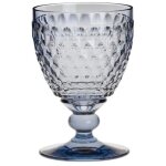 Verre deau - villeroy & boch - boston - bleu - verre plat - compatible lave - vaisselle