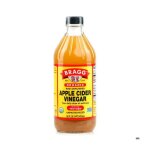 Vinaigre de cidre de pomme bio avec la mre - bragg - 3 bouteilles de 473ml