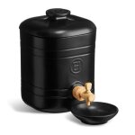 Vinaigrier truffe noir mat 25 l - emile henry Vinaigrier truffe noir mat 25 l - emile henry