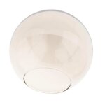 Vintage industriel pendentif en verre lampe globe abat - jour plafond lampe suspendue brun clair d15cm ...