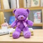 Violet - 30 cm - ours en peluche doux au beurre pour fille et gar�on 16 styles rose gris blanc joli cade ...