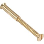Vis + douille laiton - cadap - pour poigne de porte - 4 x 45 mm