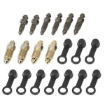 Vis de purge de frein - fiercecycle - 10pcs - m6x1 m7x1 m8x1. 25 m10x1. 25 - métal - pour motocyclette ... Vis de purge de frein - fiercecycle - 10pcs - m6x1 m7x1 m8x1. 25 m10x1. 25 - métal - pour motocyclette ...