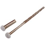 Vis relieuses prdcoupes et douilles - 4 x 90 mm - blanc