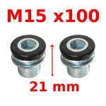 Vis de serrage manivelles m15x100 boitier pedalier octalink isis velo vtt route