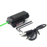 Vise laser point vert - usb rechargeable - avec interrupteur marche - arrt ambidextre dure 2h - pour ...