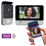 Visiophone - philips - welcomeeye connect 2 - filaire - connect� - 7 pouces - angle 130� - vision nocturne ...