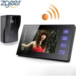 Visiophone sans fil - wowsuper - 7 pouces - protection anti - pluie - 300 m�tres de port�e