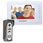 Visiophone vid�o porte interphone 7 - kit 1 cam�ra 1 moniteur - vision nocturne