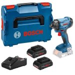 Visseuse � chocs 18v gdr 18v - 160 + 2 batteries procore 4 ah + chargeur + l - boxx - bosch - 06019g510q ...