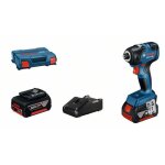 Visseuse  chocs gdr 18 v - 200 c click / go - bosch - avec 2 batteries 18v 4. 0 ah - chargeur - l boxx ...