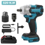 Visseuse a choc sans fil 520n. m cl� � chocs perceuse cl� � choc sur batterie boulonneuse a choc electriquecli ...