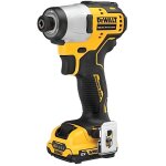 Visseuse  chocs sans fil - dewalt - xr 12v - 2ah li - ion - brushless - 3 vitesses