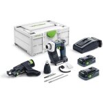 Visseuse sans fil pour plaquiste duradrive dwc 18 - 4500 hpc 40 i - plus - festool - avec 2 batteries ...