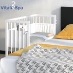 Vitalispa lit d sophie blanc 40 x 90 cm 1 rail latéral Vitalispa lit d sophie blanc 40 x 90 cm 1 rail latéral