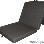 Vitalispa matelas pliant matelas pliant lit invité lit chaise longue matelas voyage lit anthracite Vitalispa matelas pliant matelas pliant lit invité lit chaise longue matelas voyage lit anthracite