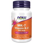 Vitamine k2 - mk7 10 60 caps sans saveur now foods pack nutrition sportive