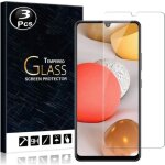 Vitre protection ecran pour samsung galaxy a12 verre tremp� incassable lot de [x3] tempered glass