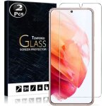 Vitre protection ecran pour samsung galaxy s21 verre tremp� incassable lot de [x2] tempered glass
