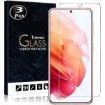 Vitre protection ecran pour samsung galaxy s21 verre tremp� incassable lot de [x3] tempered glass