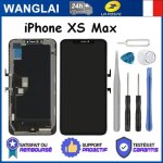 Vitre tactile + ecran lcd pour iphone xs max noir + outils