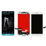 Vitre tactile + ecran lcd retina premium pour iphone 8 blanc + verre trempe de protection offert - pegasia ...