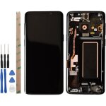 Vitre tactile + cran lcd - samsung - galaxy s9 plus - noir - kit outils inclus - rparation tlphone ...