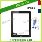 Vitre tactile pour ipad 2 noir