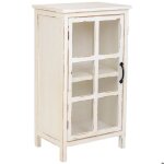 Vitrine en bois beige 525 x 38 x 95 cm (h)