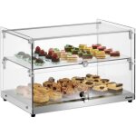 Vitrine buffet professionnelle 5400 2e - k - 2 niveaux - bartscher - inox - porte(s) - contemporain