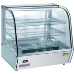 Vitrine chaude professionnelle - buffalo - 120 litres - gris - eclairage led Vitrine chaude professionnelle - buffalo - 120 litres - gris - eclairage led