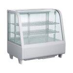 Vitrine de comptoir rfrigre  poser 100 l blanche