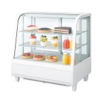 Vitrine de comptoir r�frig�r�e � poser 100l - temp�rature 0 / + 12�c - r600a - portes coulissantes