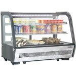 Vitrine rfrigre  poser - casselin - 160 litres - double vitrage - ventilation force - led