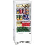 Vitrine rfrigre  poser - casselin - 98 litres - blanc - froid ventil