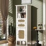 Vitrine de salon avec rotinarmoire hautesurface peintepeut être utilisée pour les meubles combinés de ... Vitrine de salon avec rotinarmoire hautesurface peintepeut être utilisée pour les meubles combinés de ...