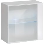 Vitrine verticale switch ww 2 - blanc - l 30 cm x p 30 cm x h 120 cm