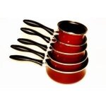 Casserole - vitrinor - lot de 5 mail bordeaux - tous feux dont induction - diamtre  14  22 cm