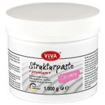 Viva decor p ?te structurelle premium cremeuse (1000 g, blanc) mate, re