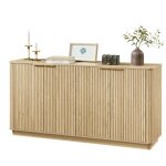 Vlivra buffet et enfilade avec 4 portes et �tag�res de rangement pour salon ou salle � manger en mdf ...