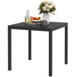 Vlivra ensemble table et chaises de jardin pour 4 personnes avec 1 table - structure stable et entretien ...