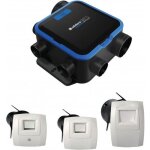 Kit vmc easyhome hygro compact classic + bouches bahia curve elec - aldes