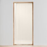 Voilage grande fen�tre - effet lin tiss� lin 90x200 cm