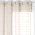 Atmosphera - voilage lily - 140 x 240 cm - couleur lin